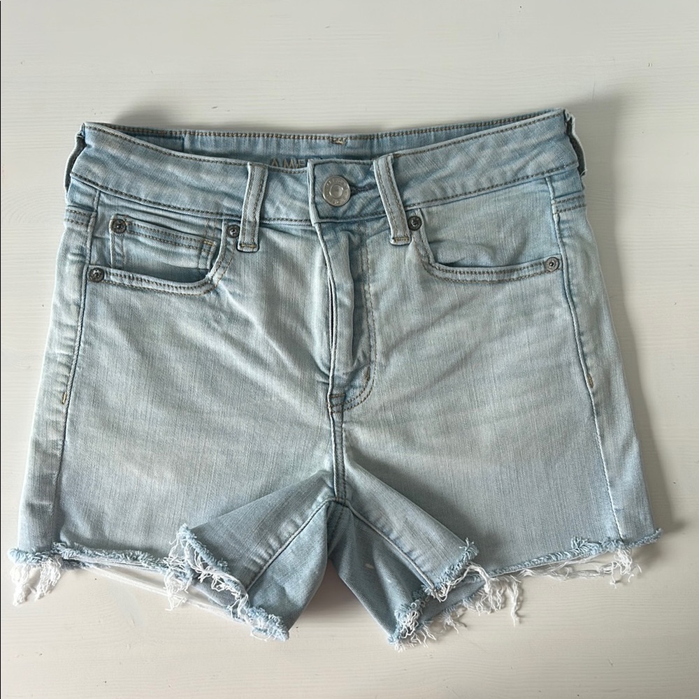 American Eagle Outfitters Light Wash Jean Shorts